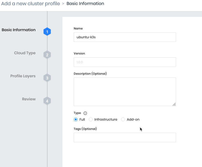 Cluster Profile